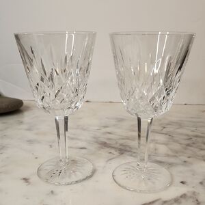 Waterford Crystal |Lismore Wine Glass | 5. 7/8" | Set 2 | MINT